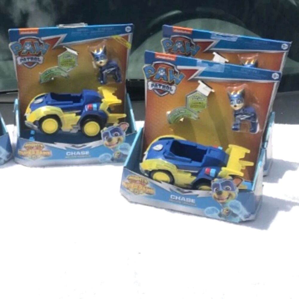 {2} Paw Patrol - Chase Super Paws Deluxe Vehicles . New in Package